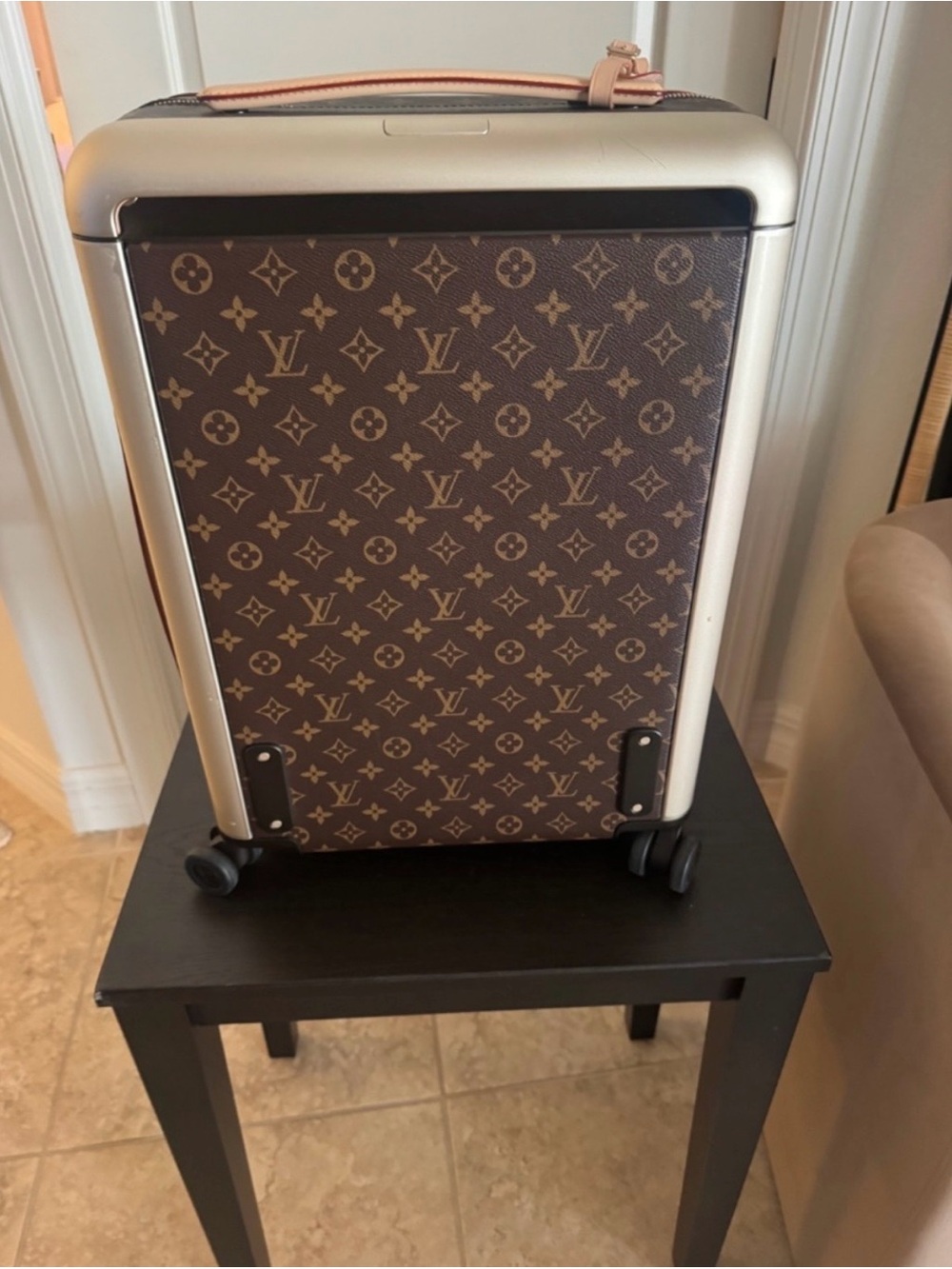 Louis Vuitton Brown Monogram Horizon 55 Suitcase